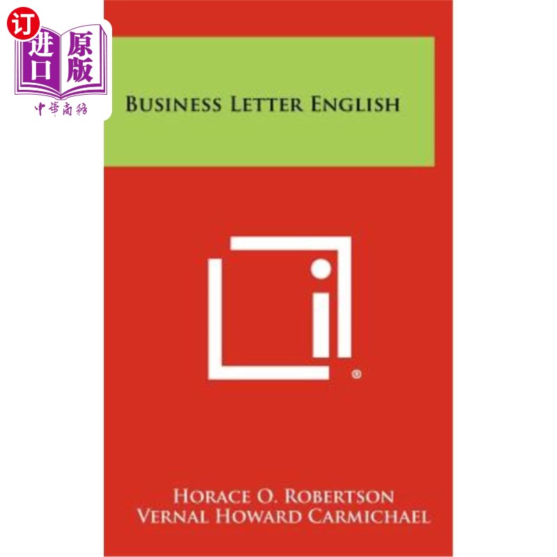 海外直订Business Letter English 商务信函英语