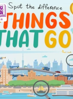 海外直订Spot the Difference - Things That Go!: A Fun Search and Solve Book for Kids (Age 发现差异-去的东西!:一本适