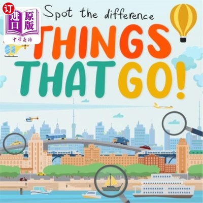 海外直订Spot the Difference - Things That Go!: A Fun Search and Solve Book for Kids (Age 发现差异-去的东西!:一本适