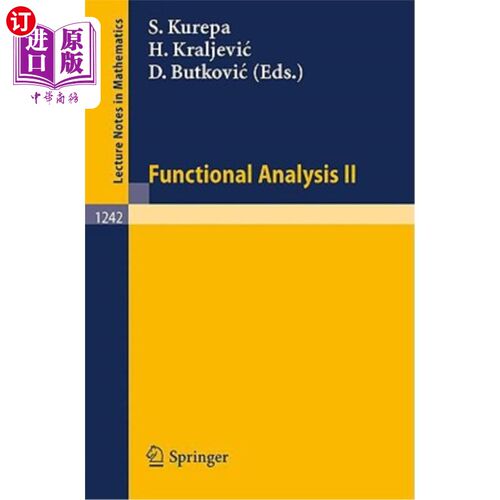 海外直订Functional Analysis II 泛函分析二世