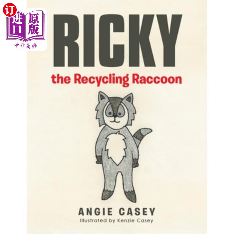 海外直订Ricky the Recycling Raccoon 回收浣熊里奇