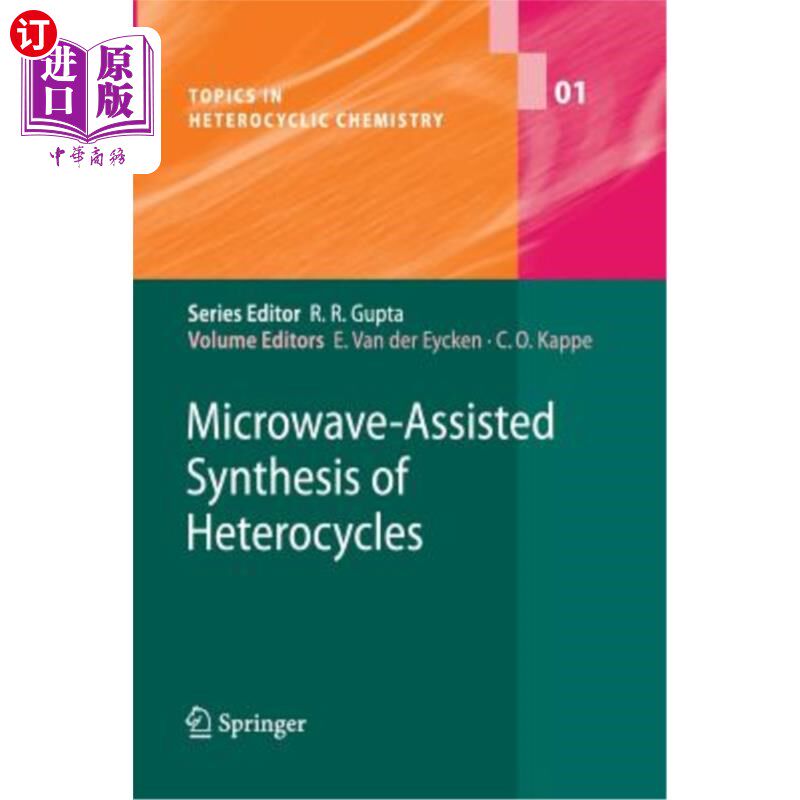 海外直订Microwave-Assisted Synthesis of Heterocycles 微波辅助合成杂环化合物