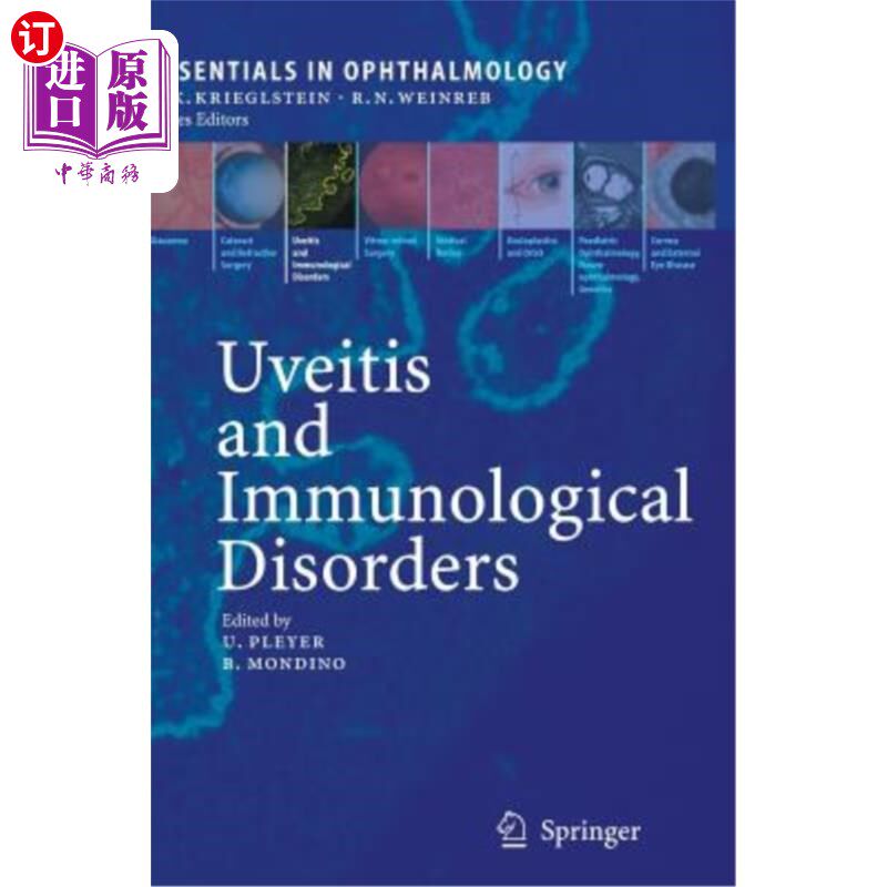 海外直订医药图书Uveitis and Immunological Disorders 葡萄膜炎和免疫疾病