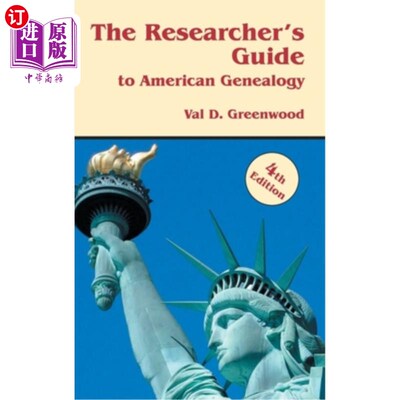 海外直订Researcher's Guide to American Genealogy. 4th Edition 美国家谱研究指南，第四版