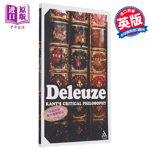 康德的批判哲学 德勒兹 Kant's Critical Philosophy 英文原版 Gilles Deleuze【中商原版】