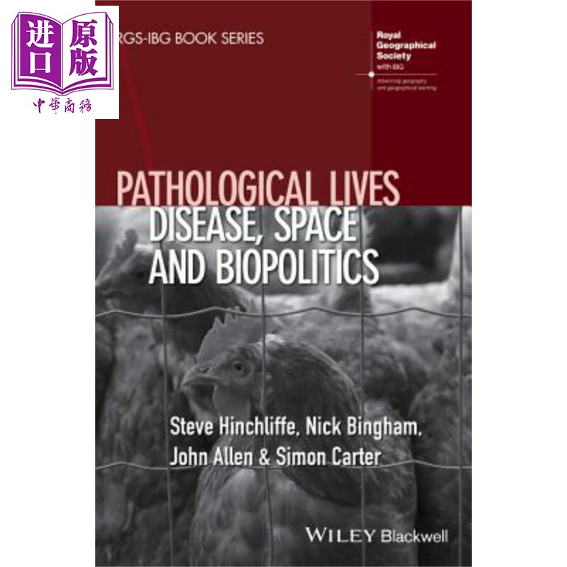 现货 病理学生活 Pathological Lives Steve Hinchliffe 英文原版 中商原版 Wiley【中商原版】