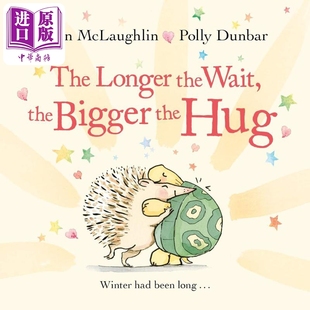 the Hug Eoin Longer 儿童绘本故事 现货 进口图书 Wait McLaughlin 社交距离系列 终于能抱抱 Bigger 中商原版 英文原版
