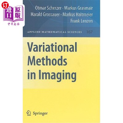 海外直订Variational Methods in Imaging 成像中的变分方法