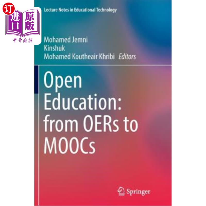 海外直订Open Education: From Oers to Moocs 开放教育:从Oers到mooc 书籍/杂志/报纸 原版其它 原图主图