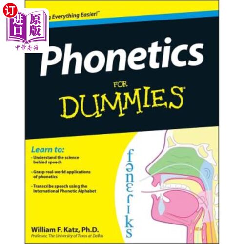 海外直订Phonetics for Dummies 假人语音学