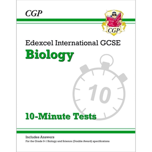 英国CGP Pearson Edexcel IGCSE Biology: 10-Minute Tests (with answers) 【中商原版】