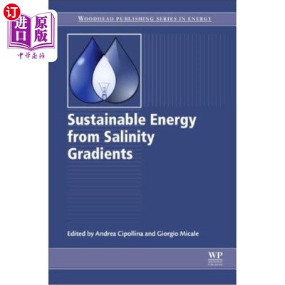 海外直订Sustainable Energy from Salinity Gradients 来自盐度梯度的可持续能源
