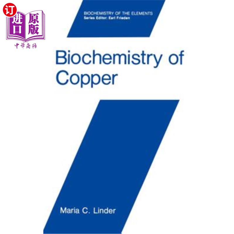 海外直订Biochemistry of Copper 铜的生物化学