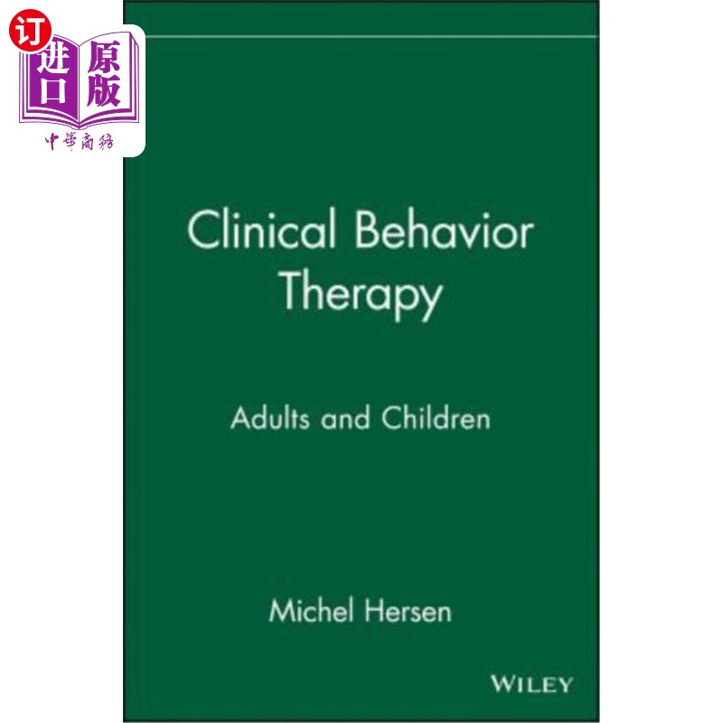海外直订医药图书Clinical Behavior Therapy: Adults and Children 临床行为治疗:成人和儿童