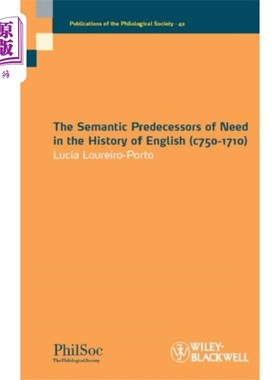 海外直订Semantic Predecessors of Need in the History of ... 英语历史上“需要”的语义前身