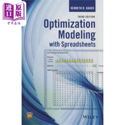 现货 使用电子表格优化模型 第3版 Optimization Modeling With Spreadsheets 英文原版 Kenneth Baker 中商原版