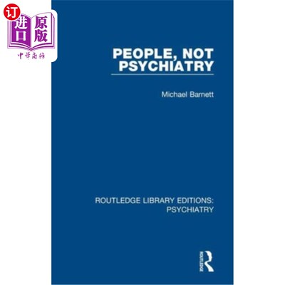 海外直订People, Not Psychiatry 人，而不是精神病学