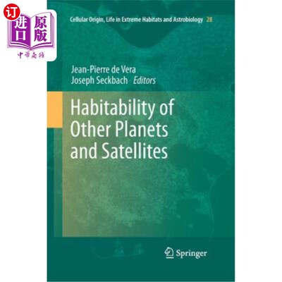 海外直订Habitability of Other Planets and Satellites 其他行星和卫星的宜居性