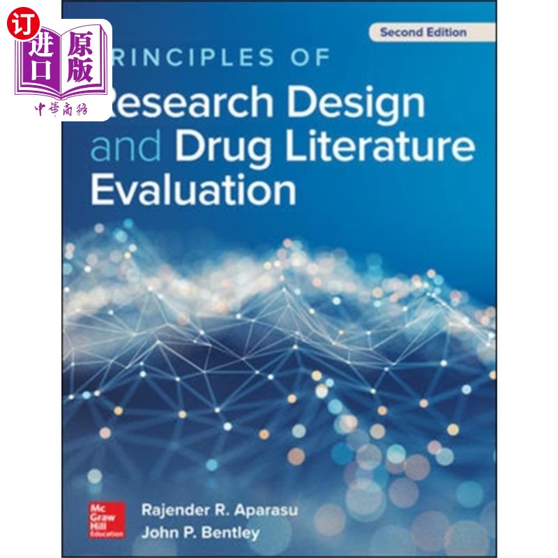 海外直订医药图书Principles of Research Design and Drug Literatur... 《研究设计原则与药物文献评价》，第二版