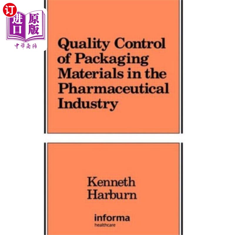 海外直订Quality Control of Packaging Materials in the Ph... 制药行业包装材料的质量控制