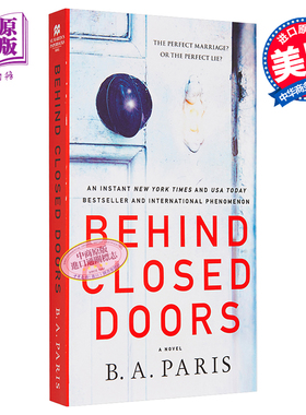 闭门造车 BA Paris悬疑小说系列 英文原版 Behind Closed Doors 国际畅销书作者 BA PARIS【中商原版】