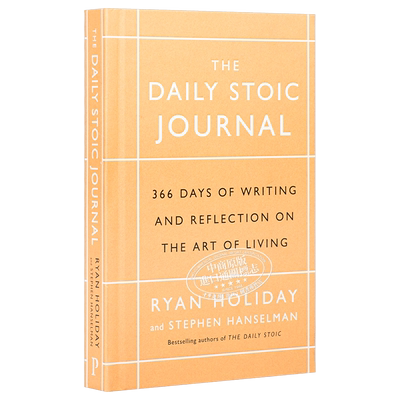 The Daily Stoic Journal Ryan Holiday 英文原版 斯多葛日记 366天的写作和生活艺术的反思【中商原版】