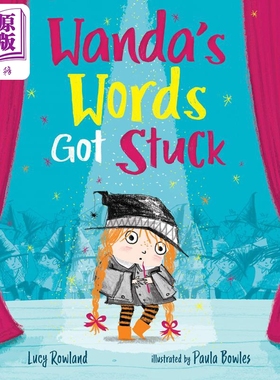 现货 Wanda'S Words Got Stuck 被打断的说话 英文原版 进口原版 3岁到7岁 精装 儿童图画书 Lucy Rowland【中商原版】