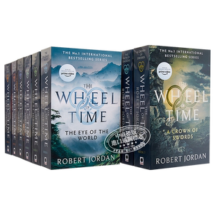 预售 时光之轮 1-14本套装  英文原版 Wheel of Time Robert Jordan 与 魔戒 冰与火之歌 并称西方奇幻三巨头【中商原版】