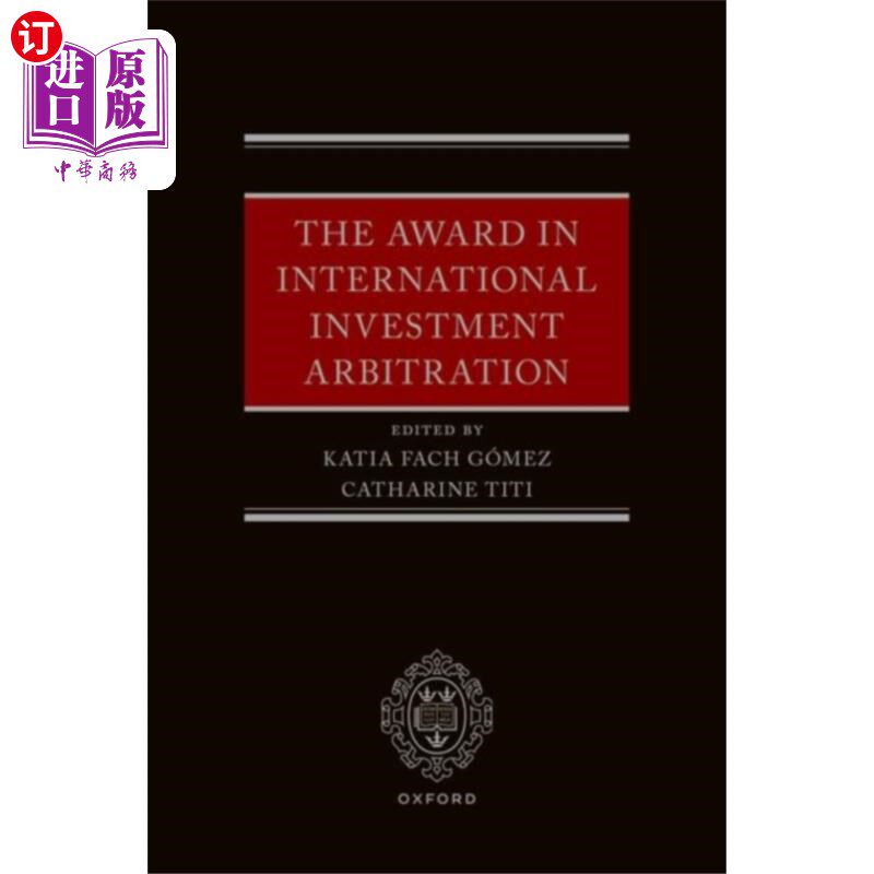 海外直订Award in International Investment Arbitration 国际投资仲裁获奖情况