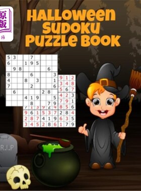 海外直订医药图书Halloween Sudoku Puzzle Book: Easy To Medium To Hard Puzzle Books - Memory Puzzl 万圣节数独益智书：