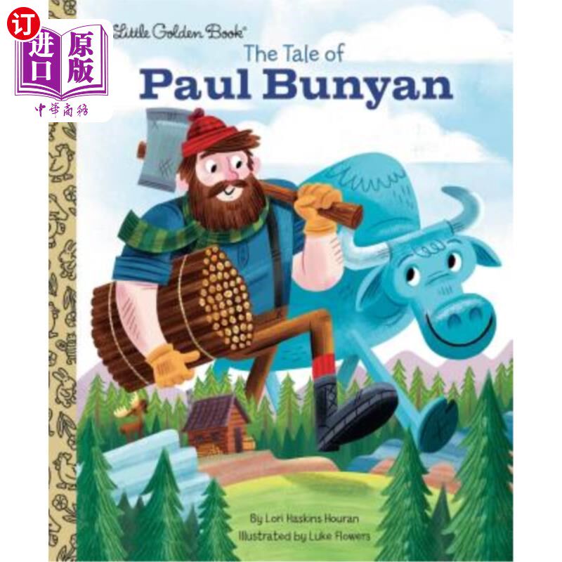 海外直订the tale of paul bunyan 保罗·班扬的故事