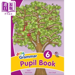 现货 Letters Pupil Book 英式 Jolly 进口 中商原版 手写体字母 英语版 Grammar Precursive 英文原版 学生用书 快乐语法6