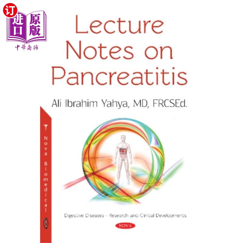 海外直订医药图书Lecture Notes on Pancreatitis 关于胰腺炎的讲义 书籍/杂志/报纸 科普读物/自然科学/技术类原版书 原图主图