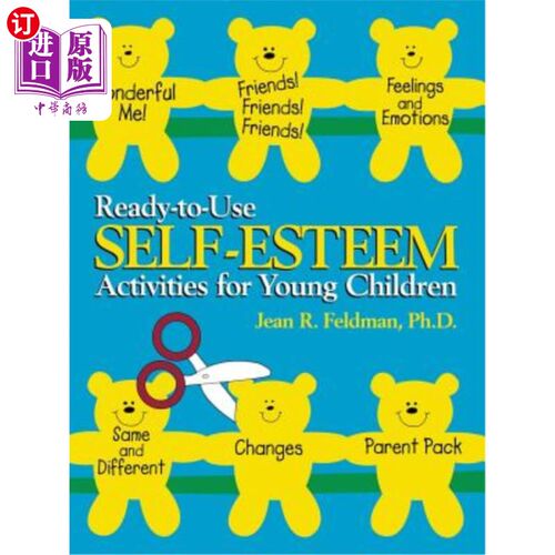 海外直订Ready-To-Use Self Esteem Activities for Young Children 为幼儿准备好自尊活动