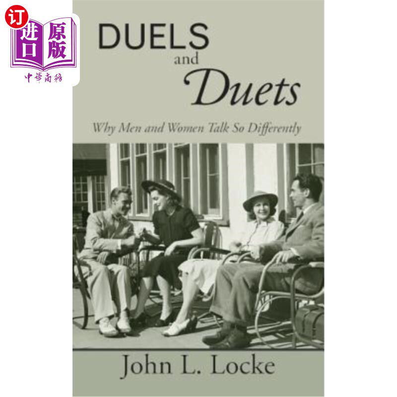 海外直订Duels and Duets: Why Men and Women Talk So Differently 决斗和二重奏：为什么男人和女人说话如此不同
