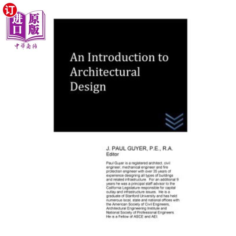 海外直订An Introduction to Architectural Design 《建筑设计概论》