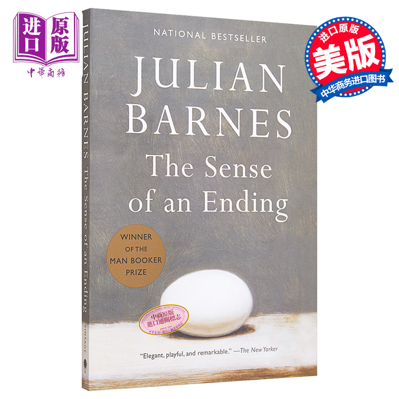 【中商原版】朱利安·巴恩斯：终结的感觉 英文原版 The Sense of an Ending Julian Barnes Vintage USA
