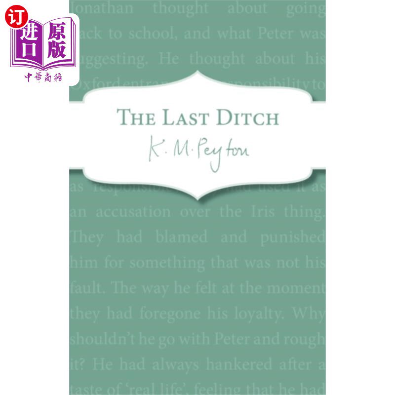 海外直订Last Ditch 最后防线
