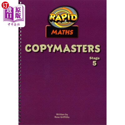 海外直订Rapid Maths: Stage 5 Photocopy Masters 快速数学:第五阶段影印大师