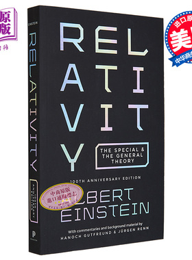 预售 相对论 狭义与广义相对论 100 周年纪念版  英文原版 Relativity The Special and the General Theory 【中商原版】