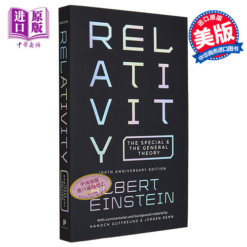 相对论 狭义与广义相对论 100 周年纪念版  英文原版 Relativity The Special and the General Theory 【中商原版】