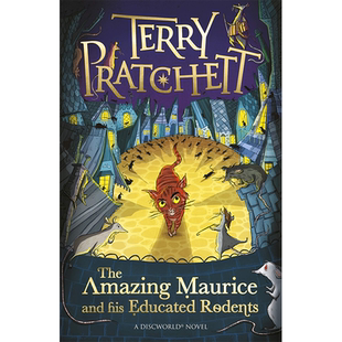 预售 碟形世界28 猫和少年魔笛手 英文原版 科幻小说 儿童文学 Amazing Maurice & his Educated Rodents Terry Pratchett【中商原