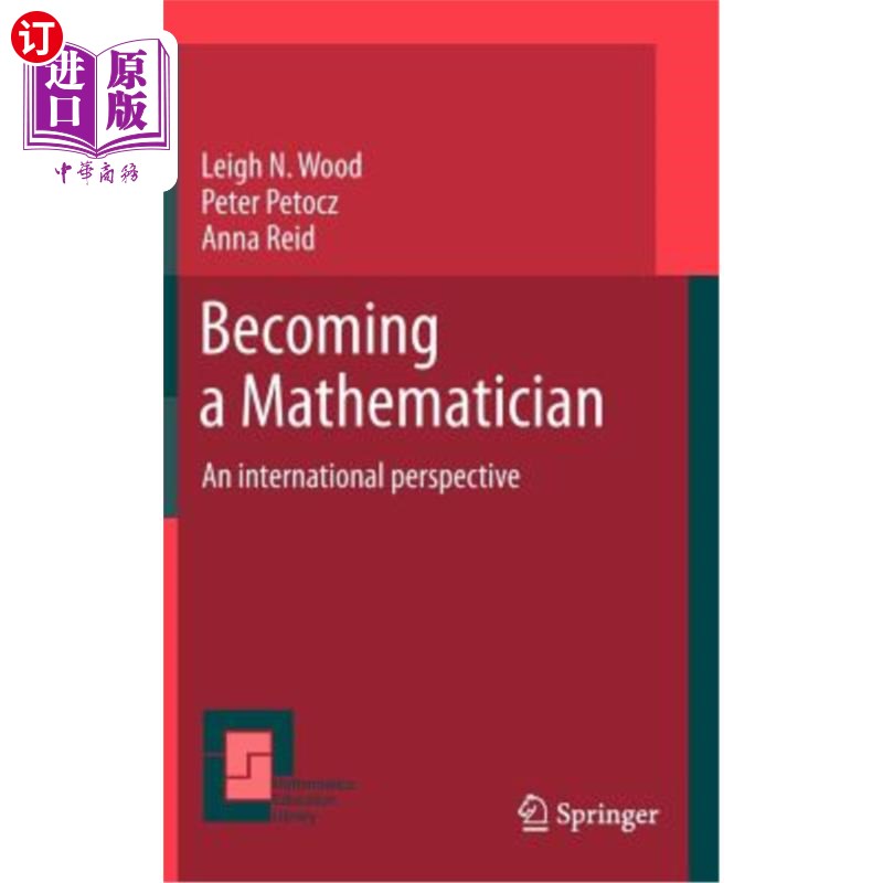 海外直订Becoming a Mathematician: An International Perspective 成为数学家：国际视野