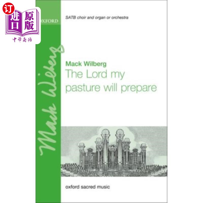 海外直订Lord my pasture will prepare 主啊，我的牧场准备好了