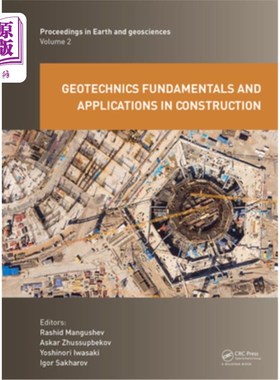 海外直订Geotechnics Fundamentals and Applications in Construction: New Materials, Struct 岩土工程基础及其在建筑中的