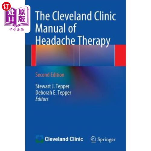 海外直订医药图书The Cleveland Clinic Manual of Headache Therapy: Second Edition 克利夫兰临床头痛治疗手册：第二版