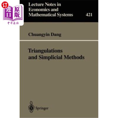 海外直订Triangulations and Simplicial Methods 三角剖分与单纯形方法