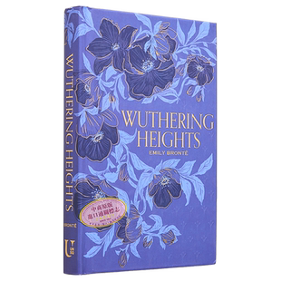 艾米莉勃朗特 呼啸山庄英文原版 Signature Gilded Classics Wuthering Heights 呼啸山庄英文版呼啸山庄电影周边呼啸山庄小说原著