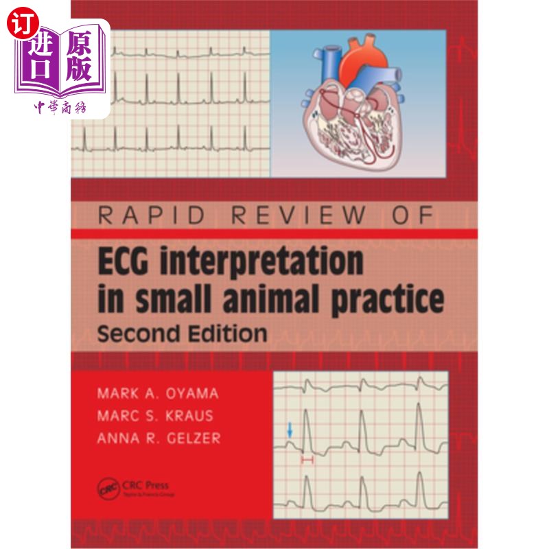 海外直订医药图书Rapid Review of ECG Interpretation in Small Animal Practice 小动物心电判读快速回顾