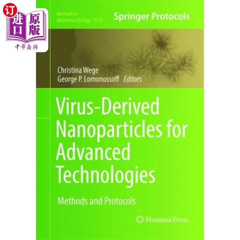 海外直订Virus-Derived Nanoparticles for Advanced Technol... 用于先进技术的病毒衍生纳米颗粒